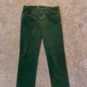 The Prima cigarette leg corduroy pants.